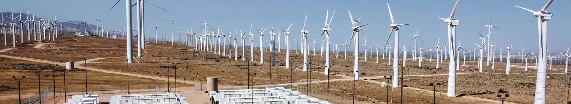 Wind farm background